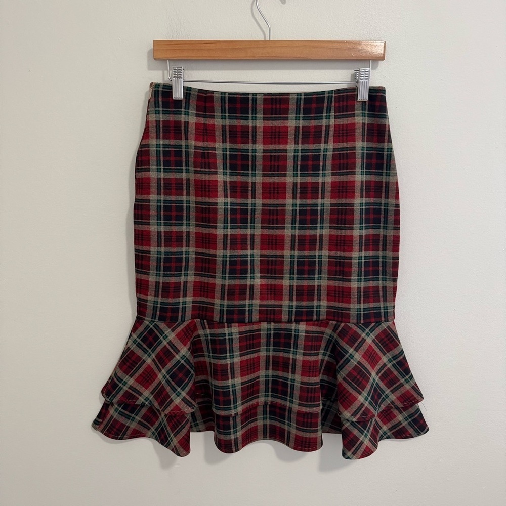Modcloth Plaid Ruffle Skirt - Picture 6 of 6